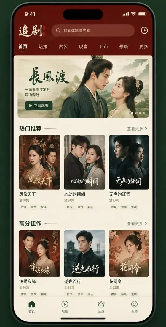 七七影视大全APP 竖屏追剧界面 七七影视大全APP 竖屏首页界面展示